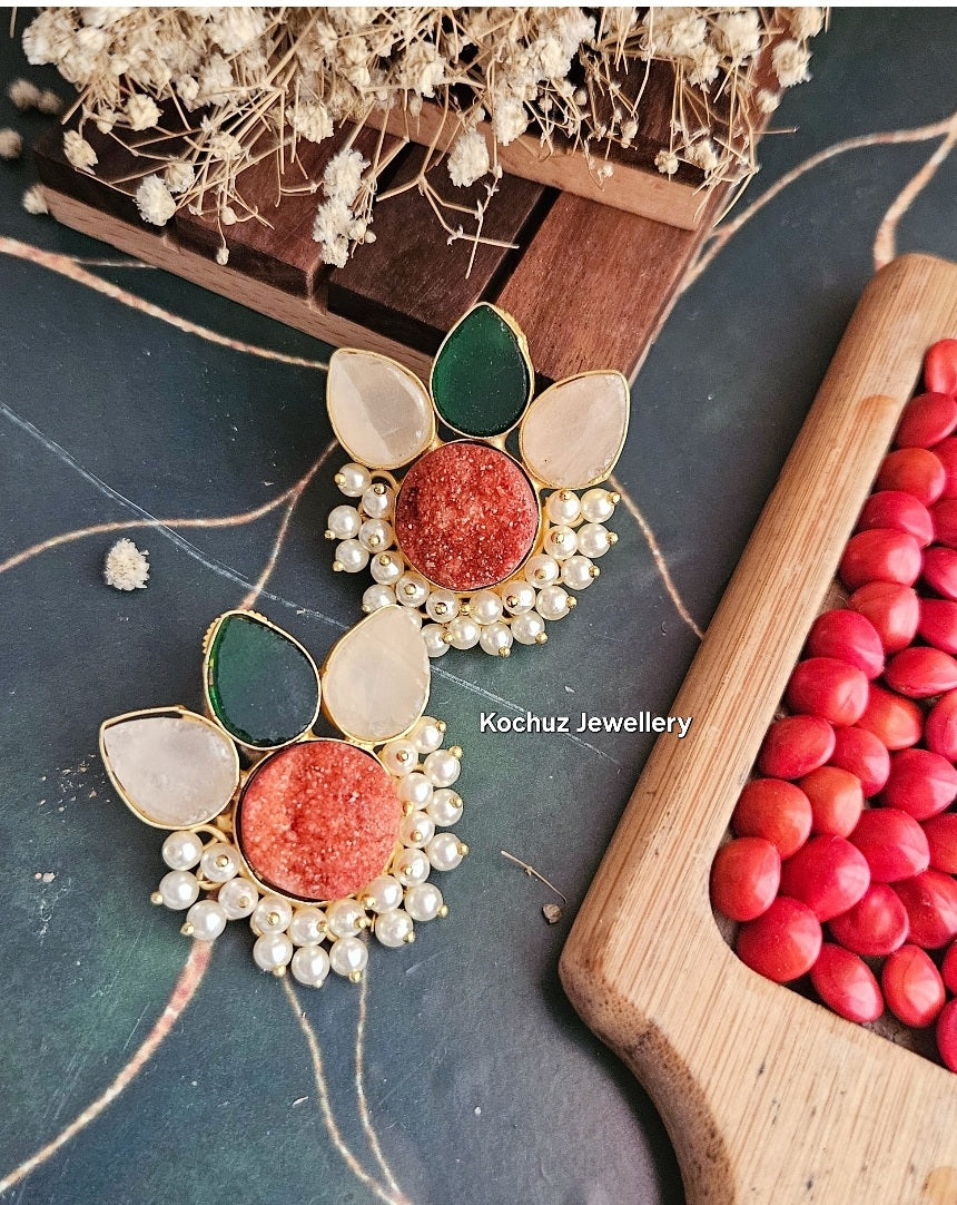 EAR1180 - Natural Stone Earrings