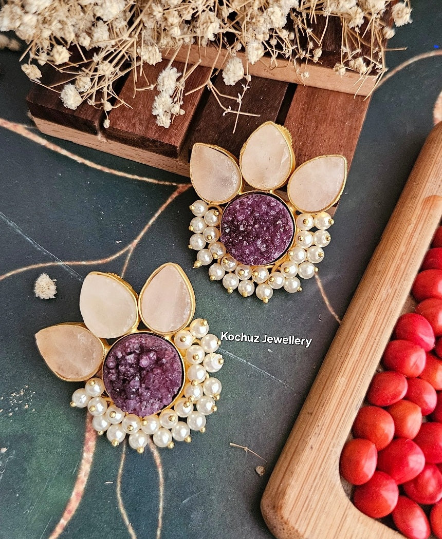 EAR1180 - Natural Stone Earrings
