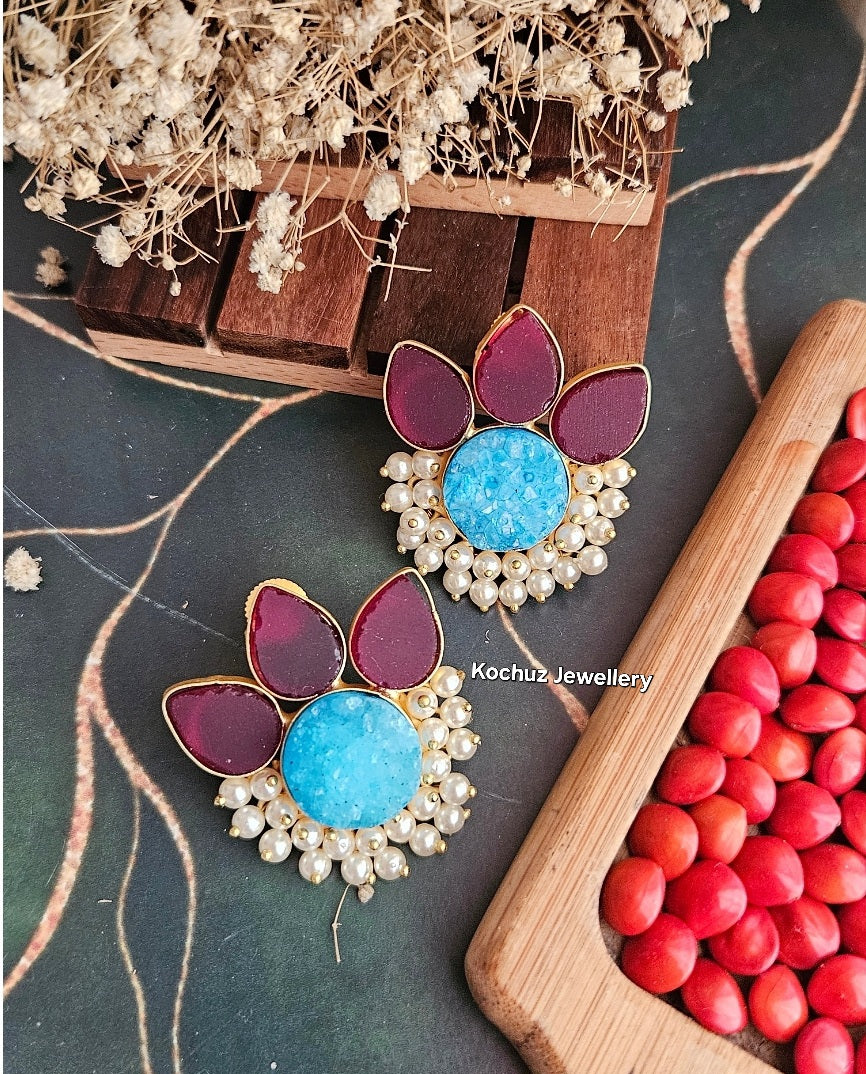 EAR1180 - Natural Stone Earrings