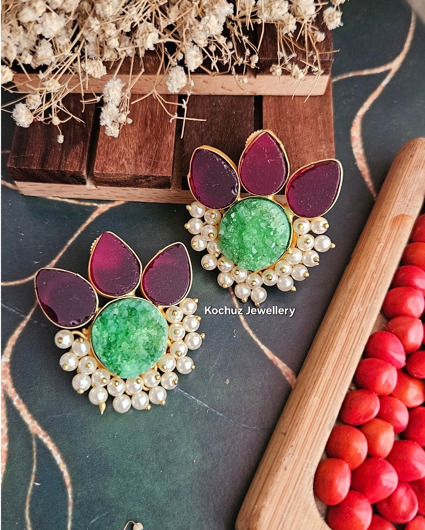 EAR1180 - Natural Stone Earrings