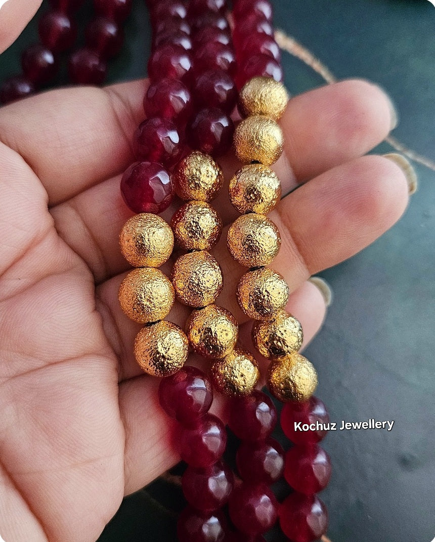 NECK1054- Premium Agate Neckpiece