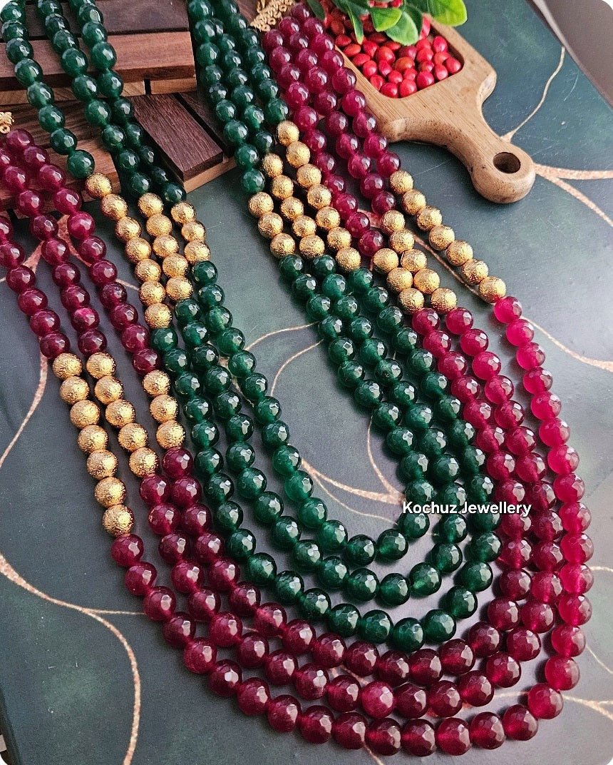 NECK1054- Premium Agate Neckpiece
