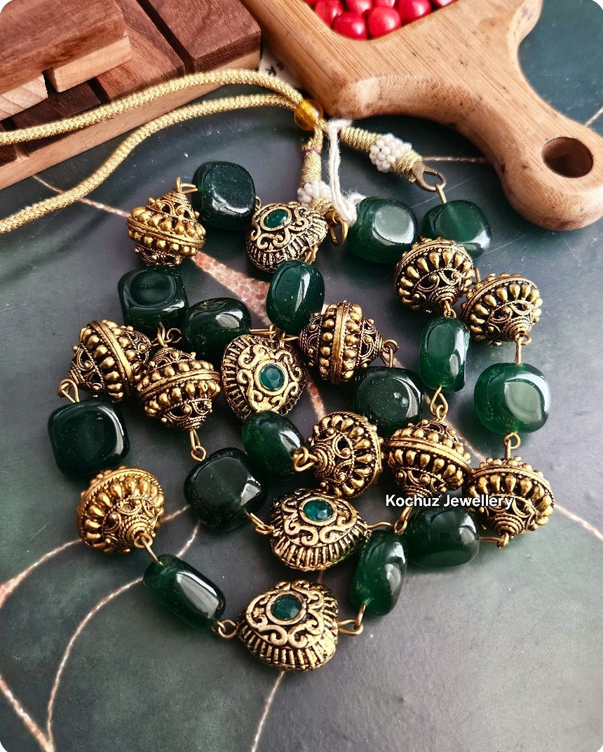 NECK1051 -Victorian Bead Neckpiece