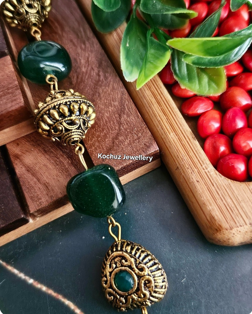 NECK1051 -Victorian Bead Neckpiece