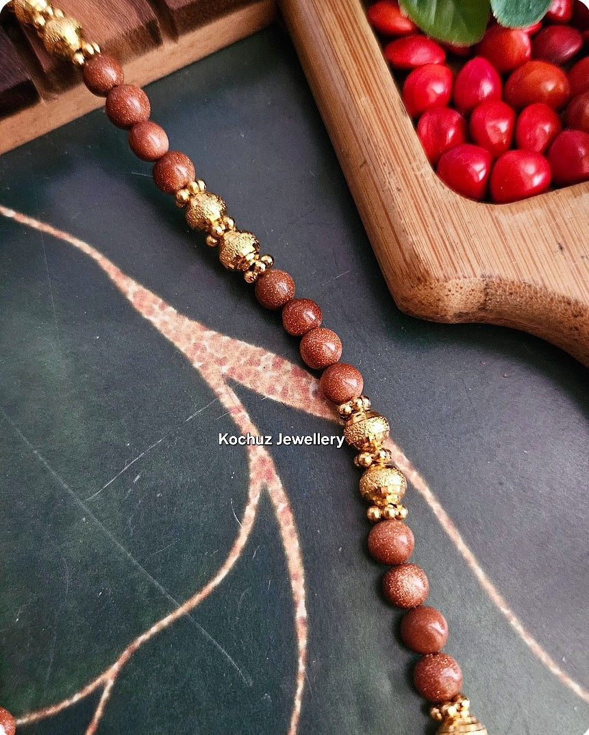NECK1065 -Sand Sone Neckpiece
