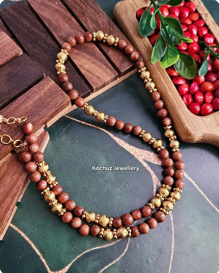 NECK1065 -Sand Sone Neckpiece