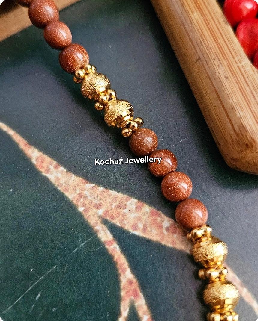 NECK1065 -Sand Sone Neckpiece
