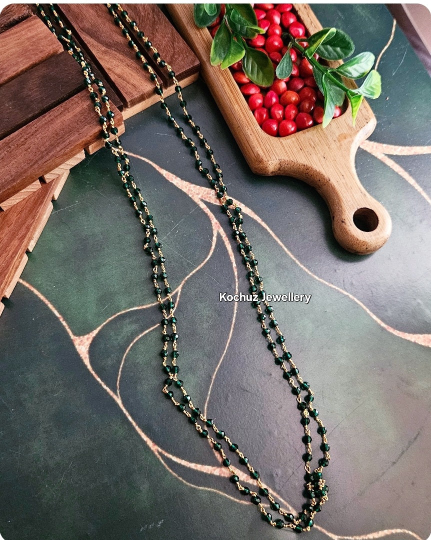 NECK1069 -2 Layer Karimani Style Neckpiece