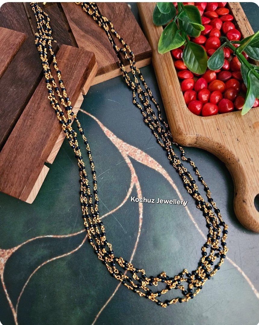 NECK1070 -Dark Blue Karimani Style Neckpiece