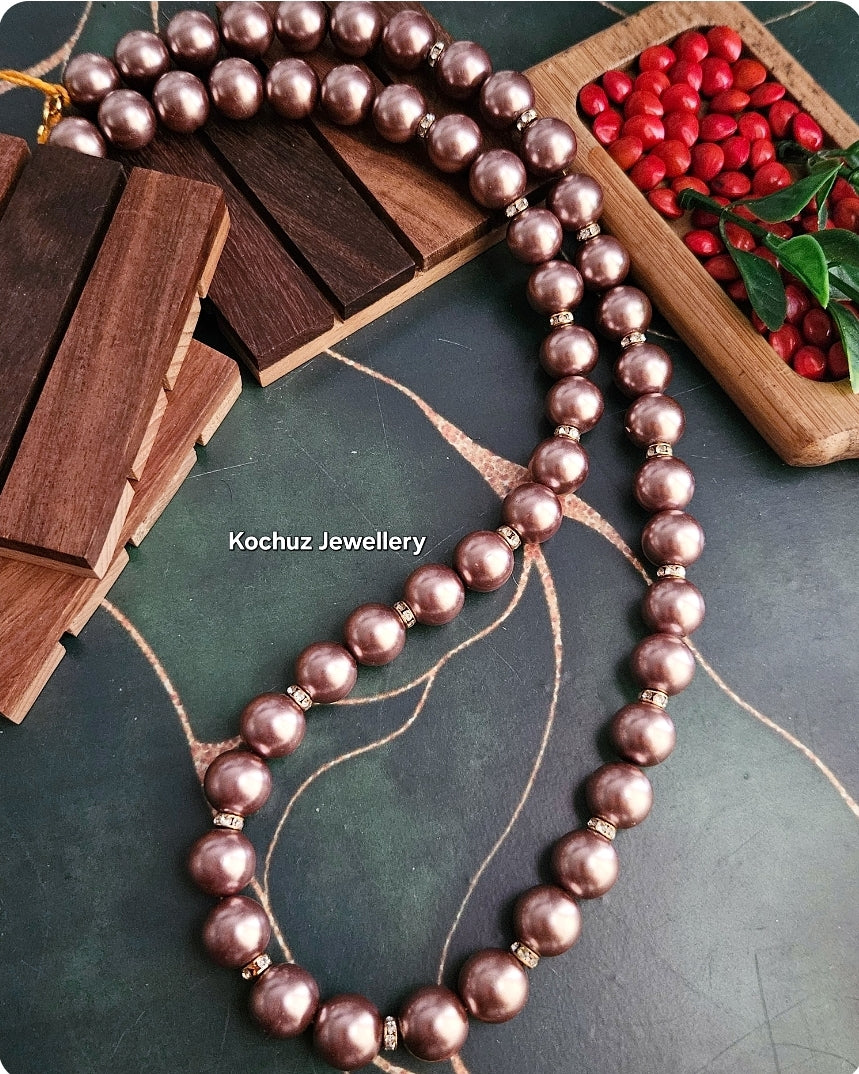 NECK1074 - Shell Pearl Neckpiece