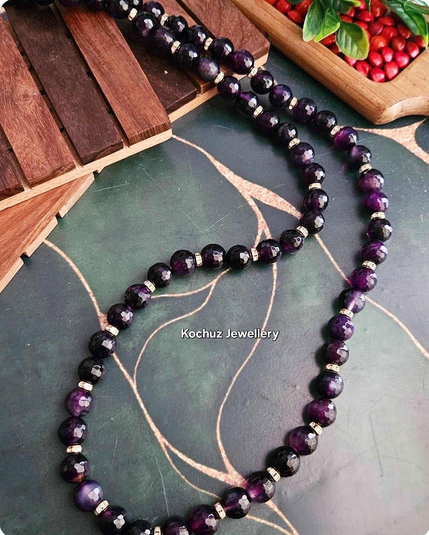 NECK1077 - Amethyst Neckpiece