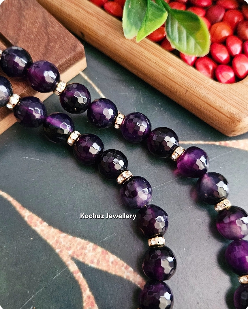 NECK1077 - Amethyst Neckpiece