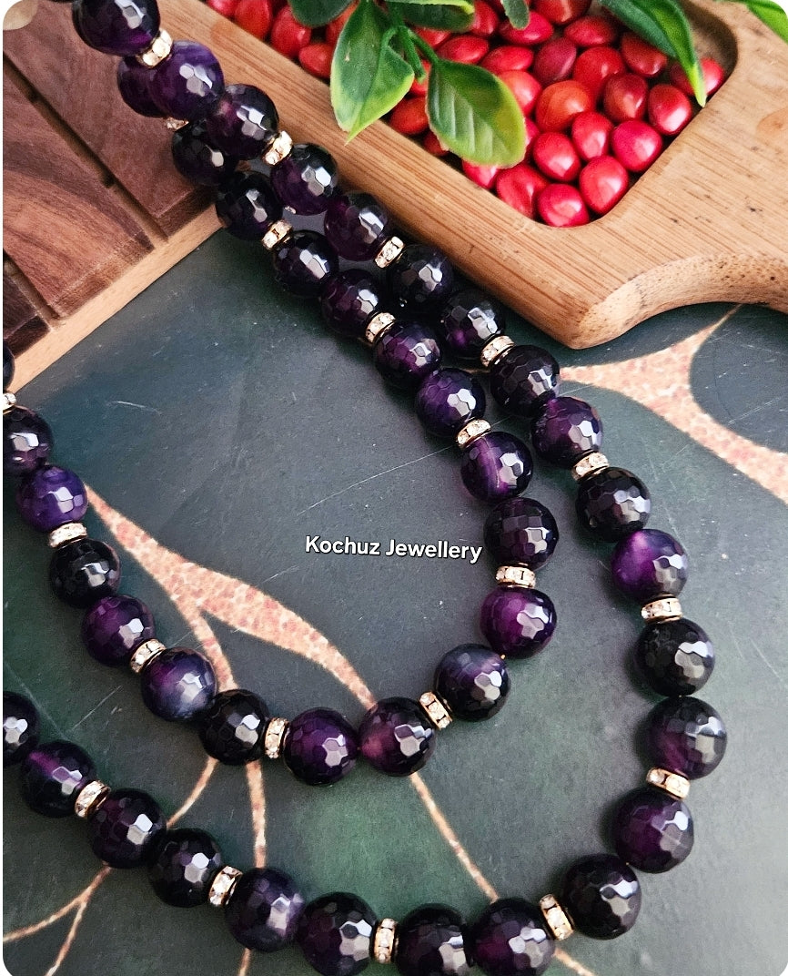 NECK1077 - Amethyst Neckpiece
