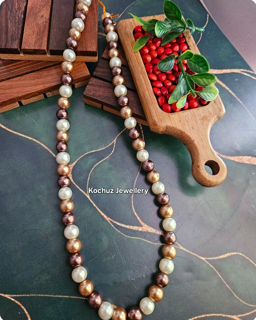 NECK1096 - Shell Pearl Neckpiece