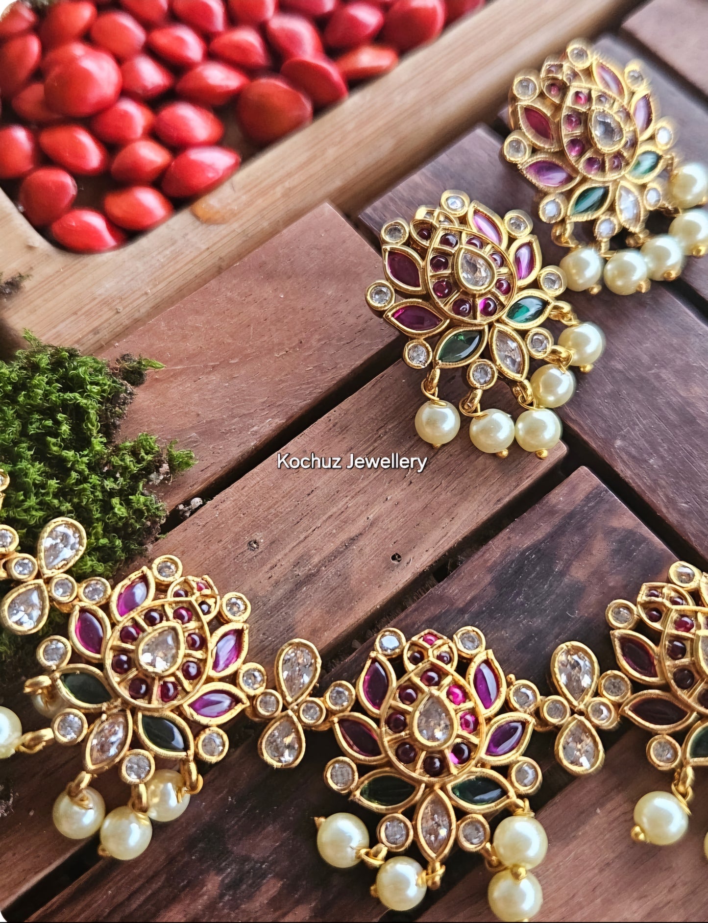 NECK1234 - Lotus Neckpiece Set