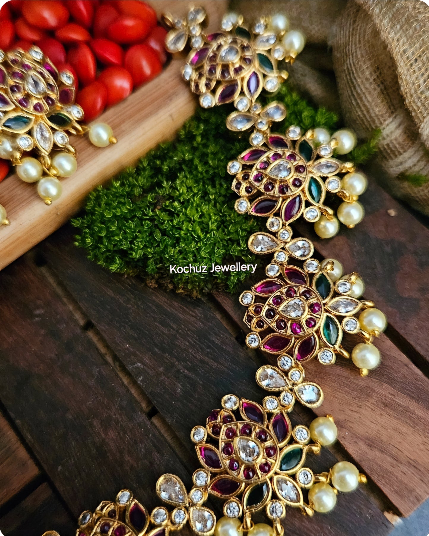 NECK1234 - Lotus Neckpiece Set