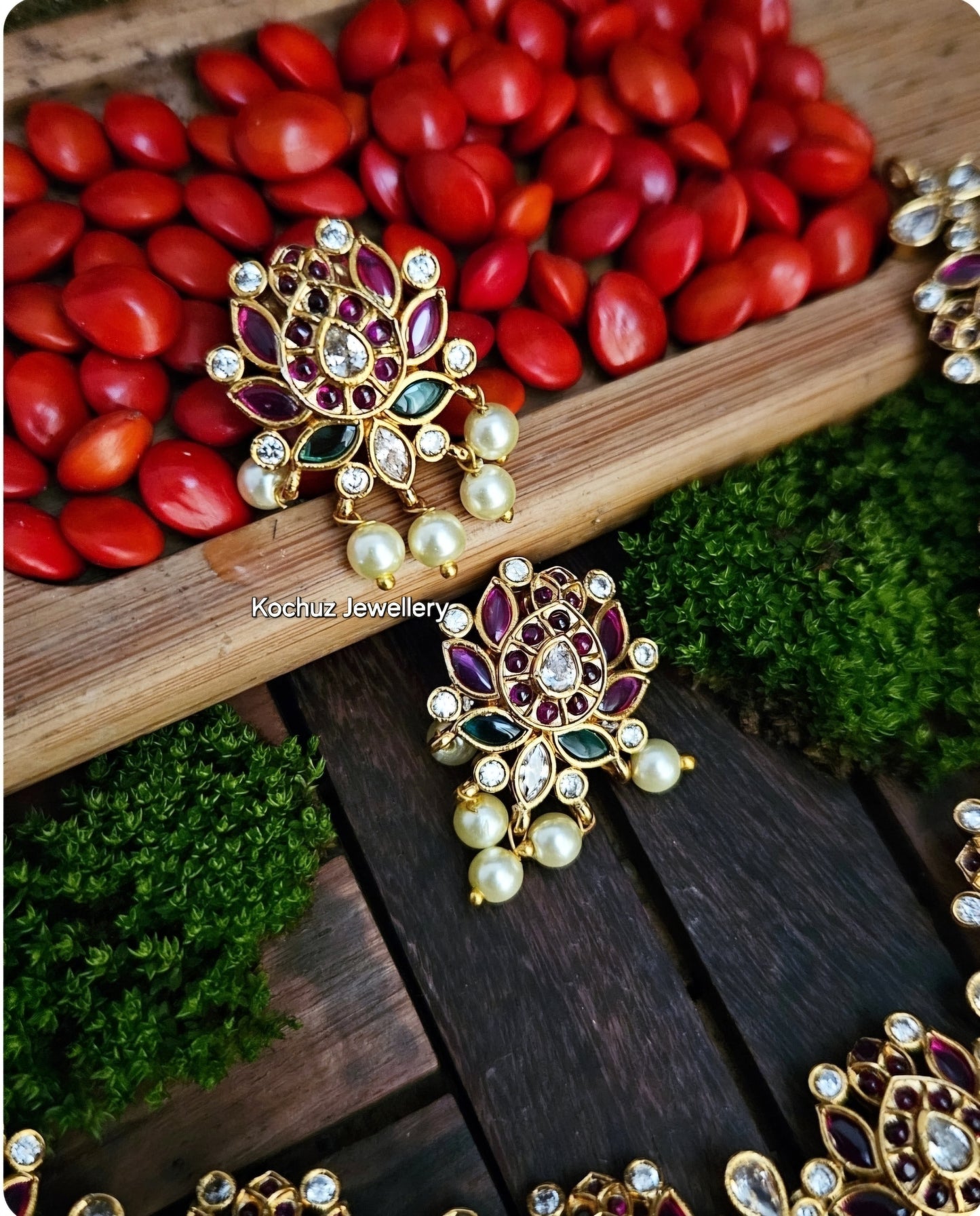 NECK1234 - Lotus Neckpiece Set