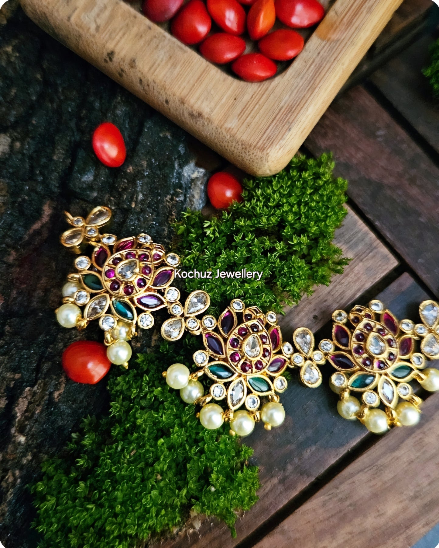 NECK1234 - Lotus Neckpiece Set