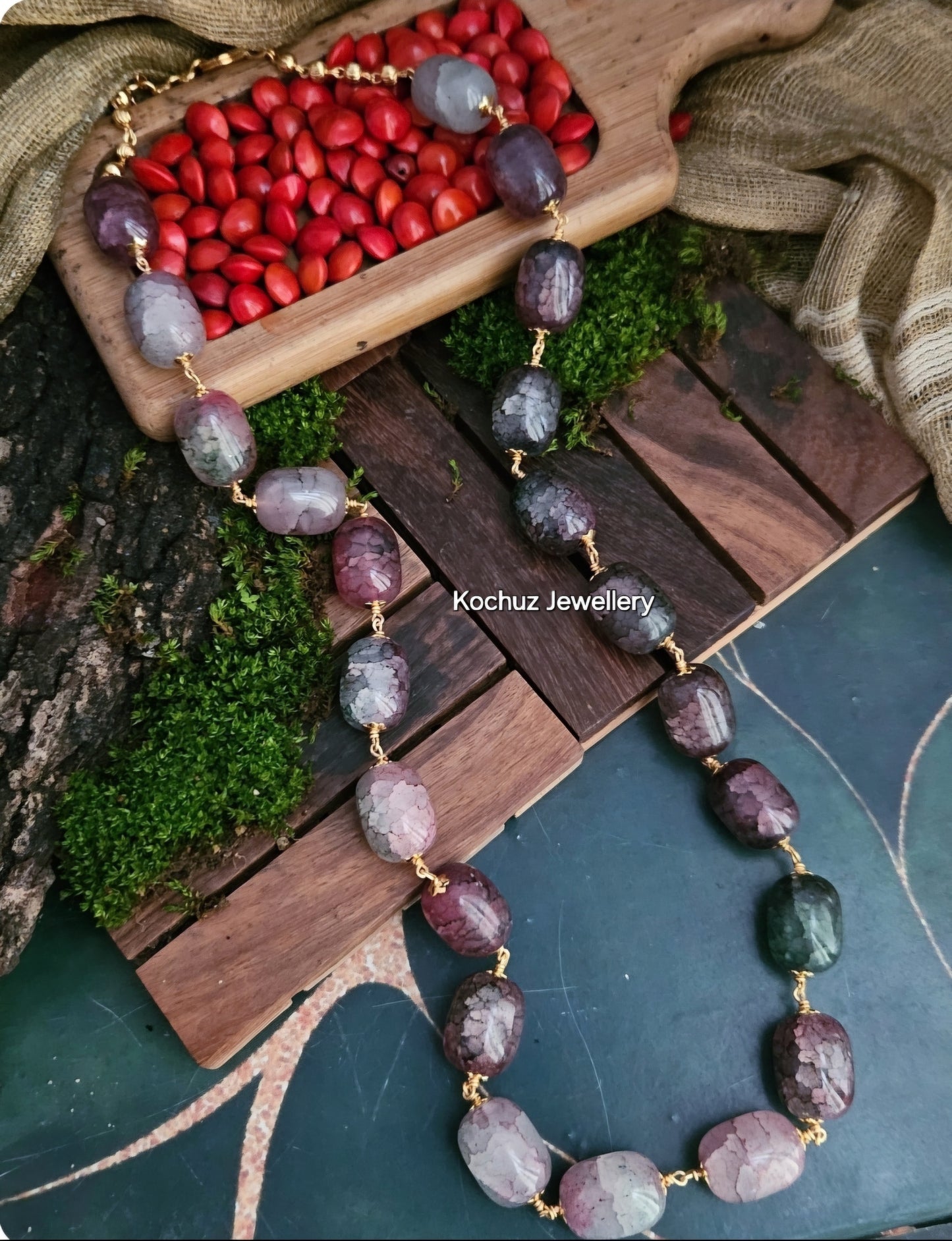 NECK1242 -Beaded Neckpiece