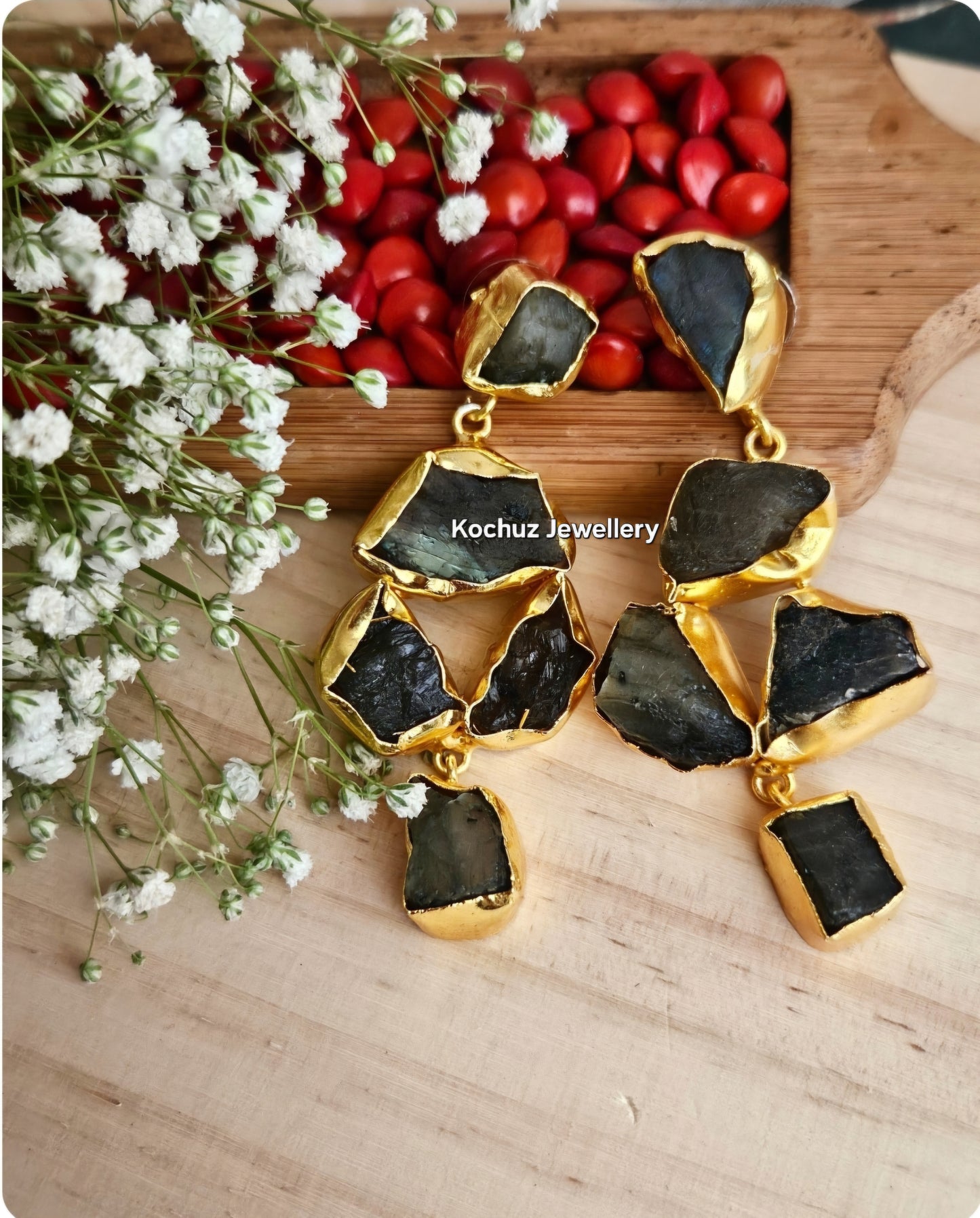 EAR1255 -Natural Stone Earrings