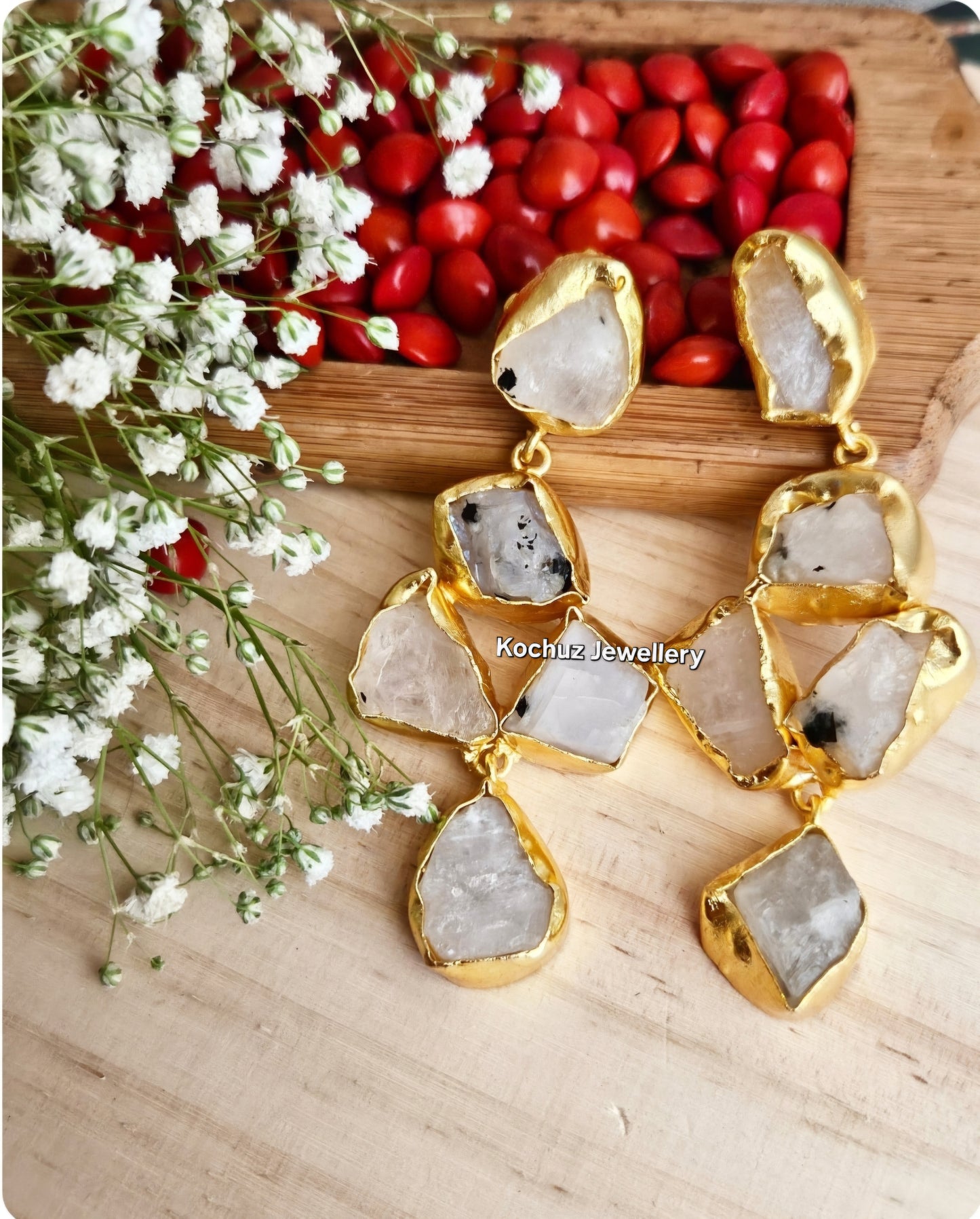 EAR1255 -Natural Stone Earrings