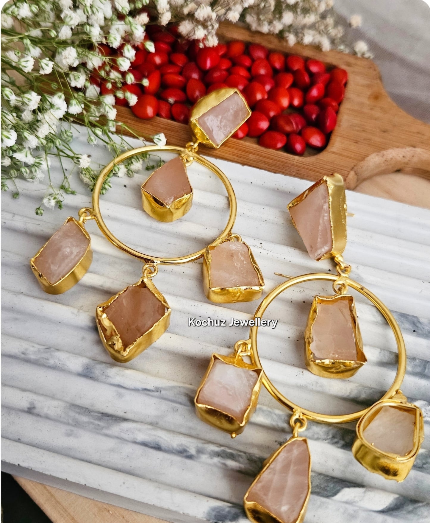 EAR1256 -Natural Stone Earrings