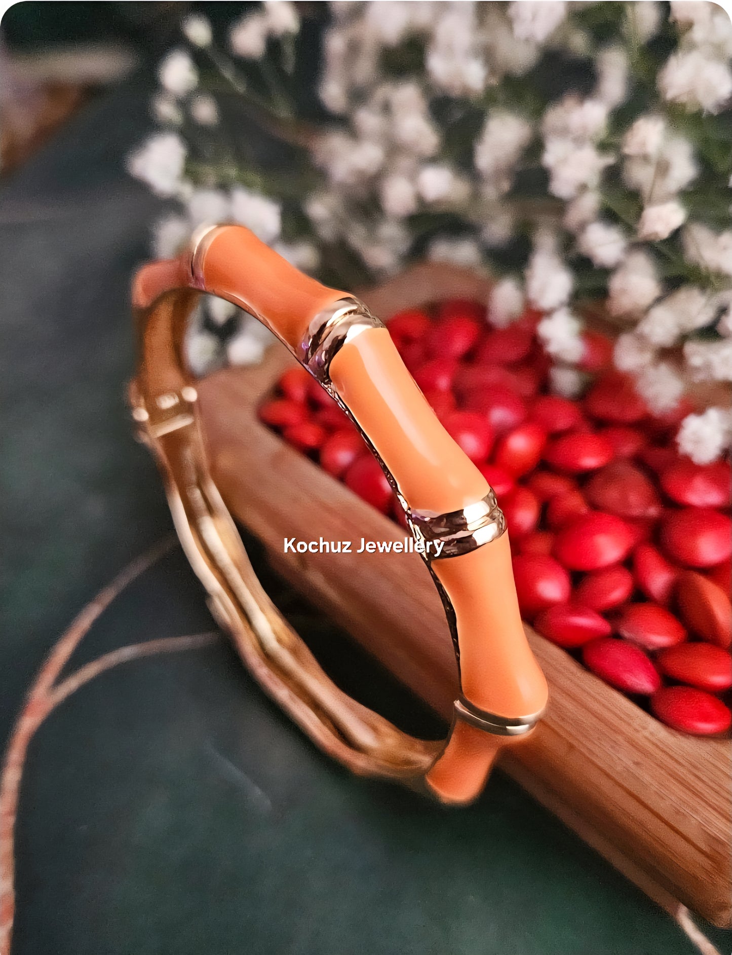 BANG1278 - Anti Tarnish Italian Enamel Meenakari Vintage Bangle