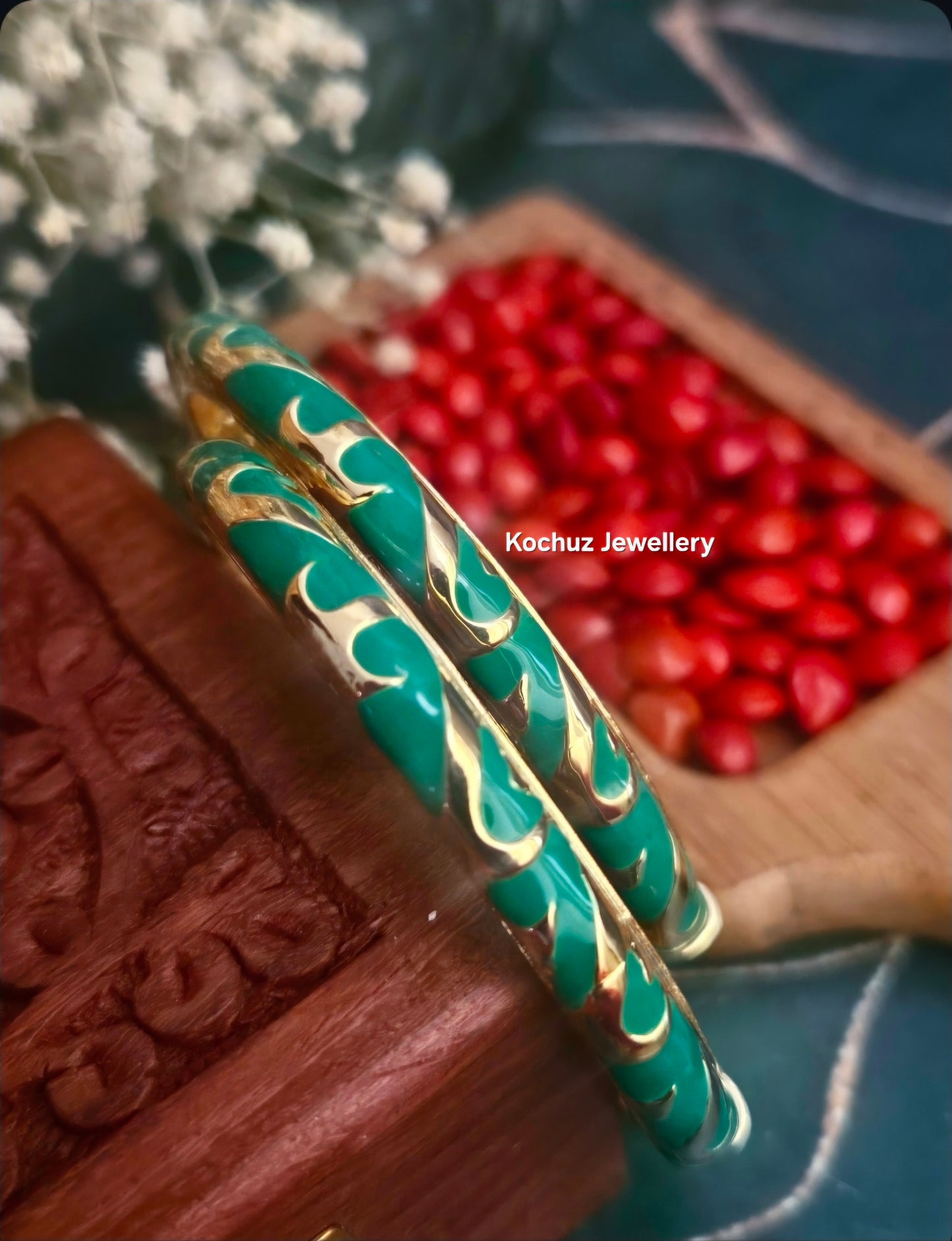BANG1321 -Anti Tarnish Italian Enamel Meenakari Bangles