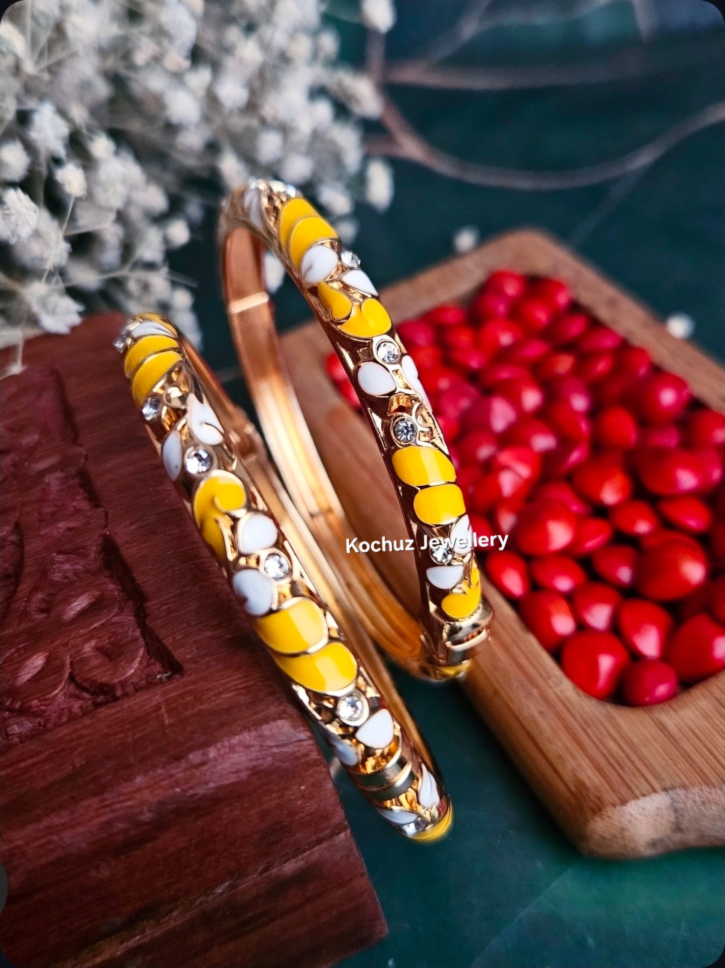 BANG1328-Anti Tarnish Italian Enamel Meenakari Bangles