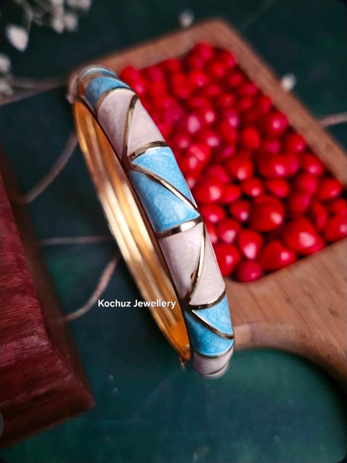 BANG1332 -Anti Tarnish Italian Enamel Meenakari Bangles