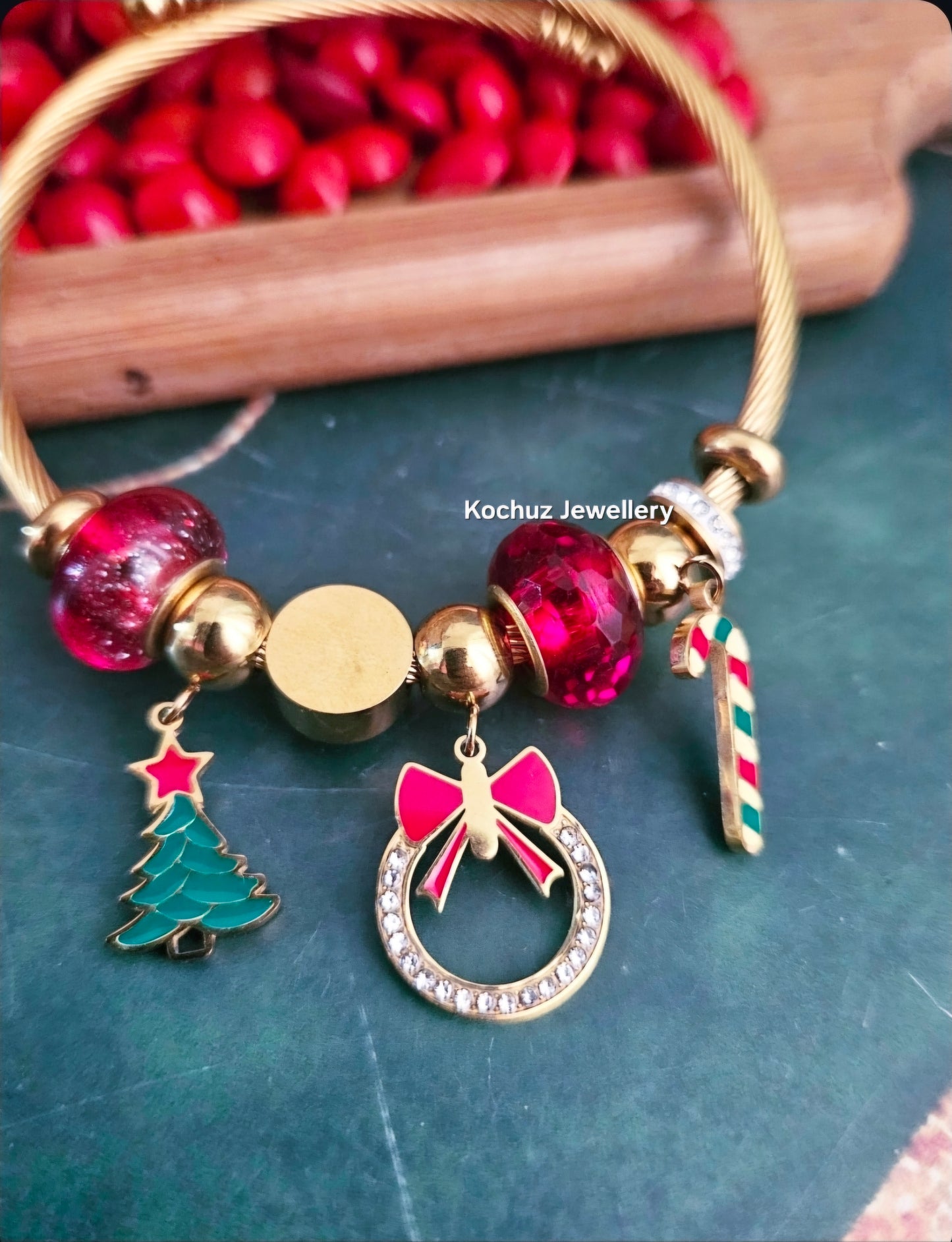 BANG1349 -Anti Tarnish Charm Bracelet