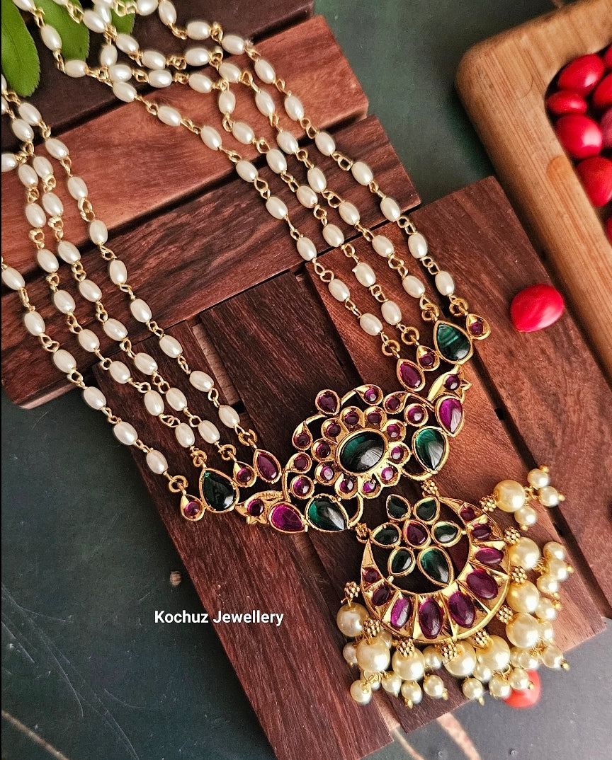 NECK1026 - Kemp Pearl Chain Set
