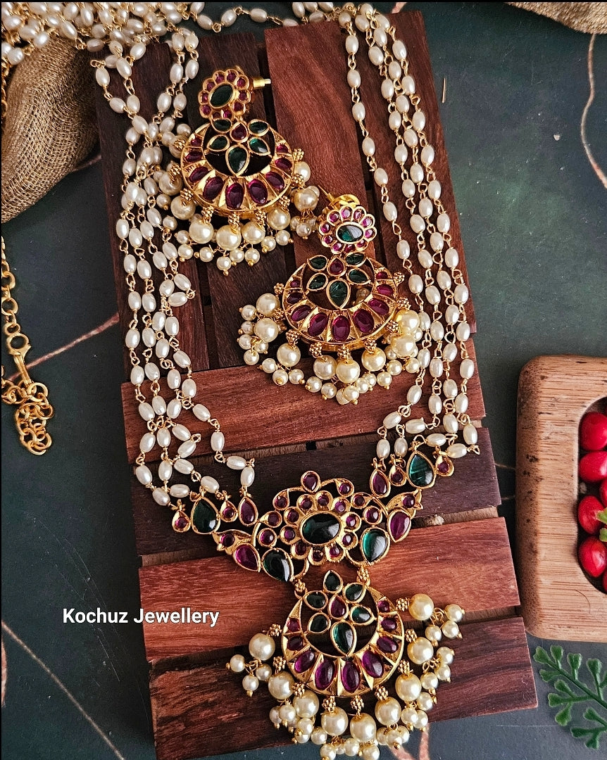 NECK1026 - Kemp Pearl Chain Set