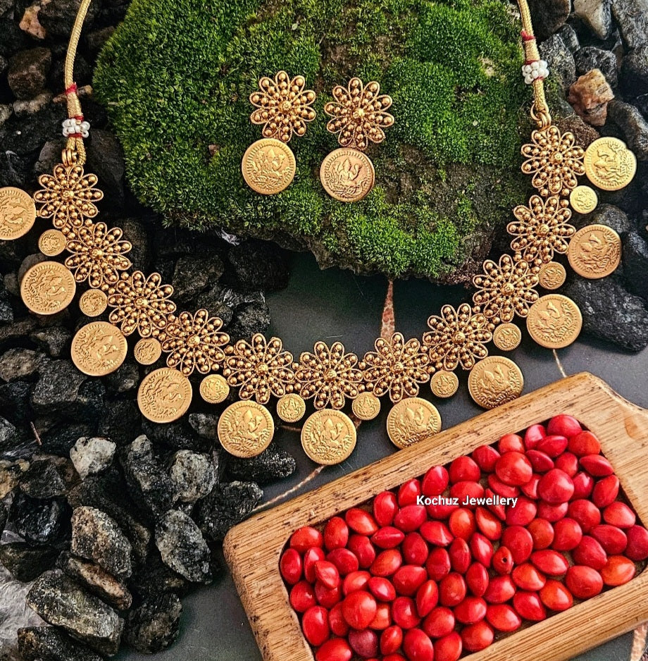 NECK1030 - Kashumala Flower Neckpiece