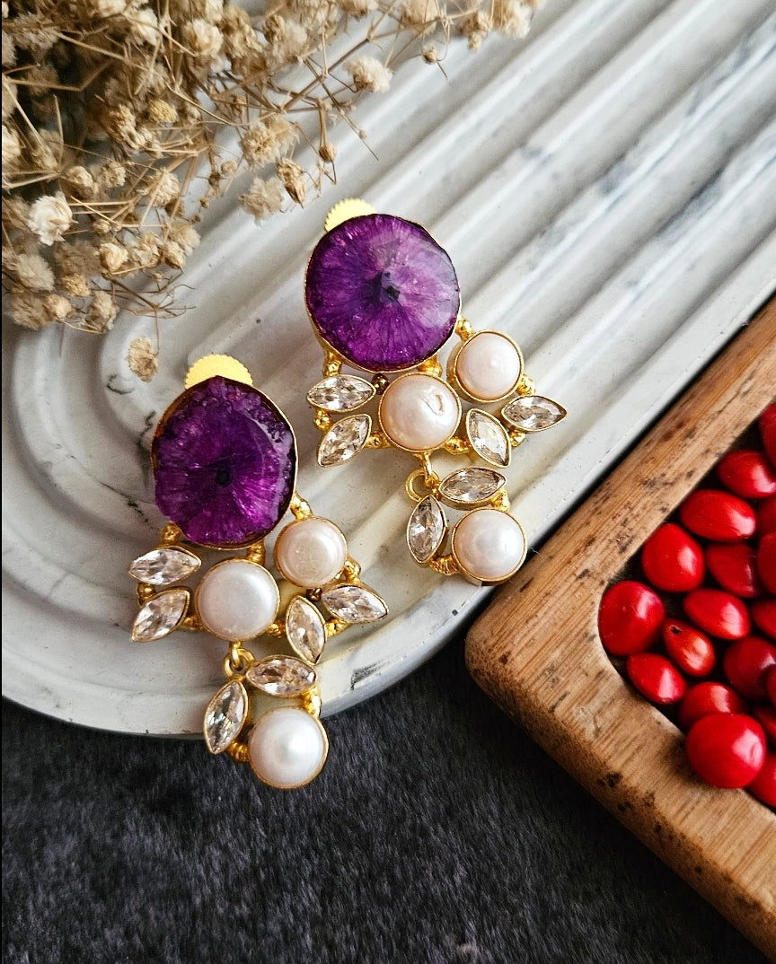 EAR1087 - Agate Earrings