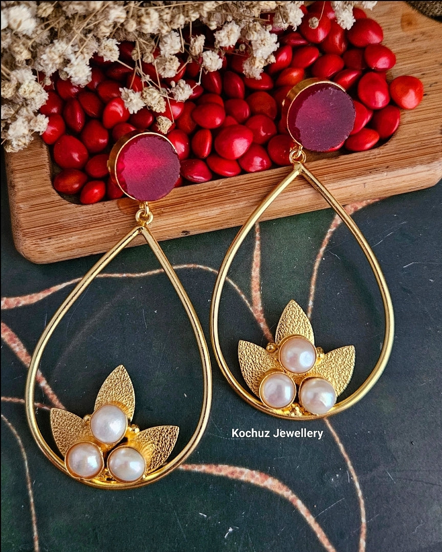 EAR1135 - Natural Stone Earring