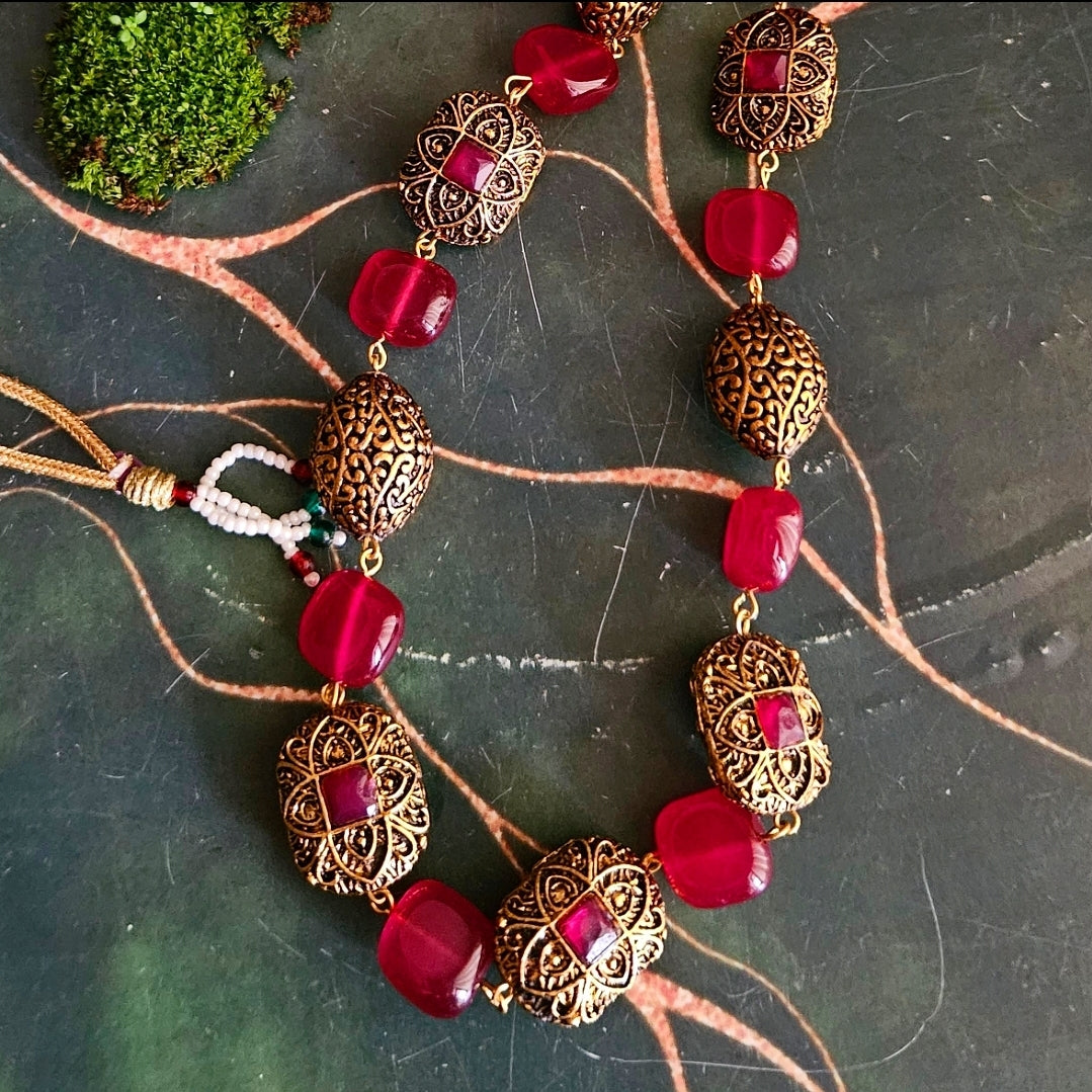 NECK1045 - Victorian Bead Neck Piece