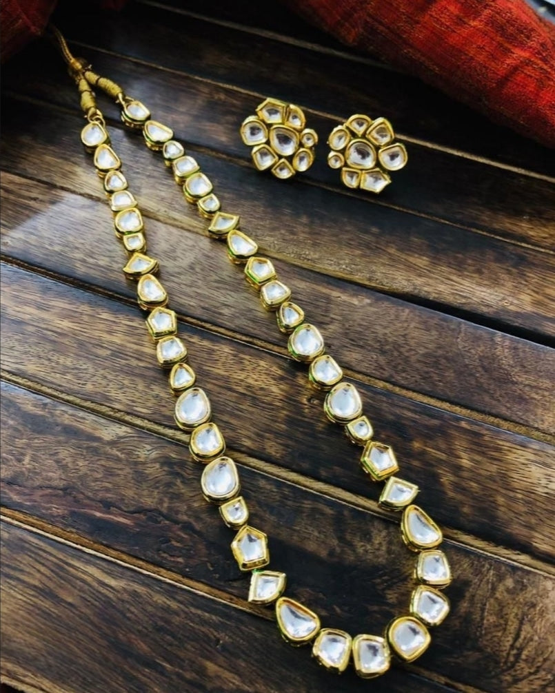 NECK1001 - Kundan Multi Layer Neck Piece Set