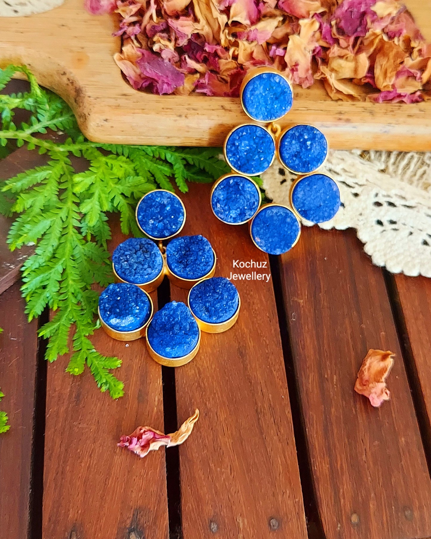 EAR1061 - Druzy Earrings