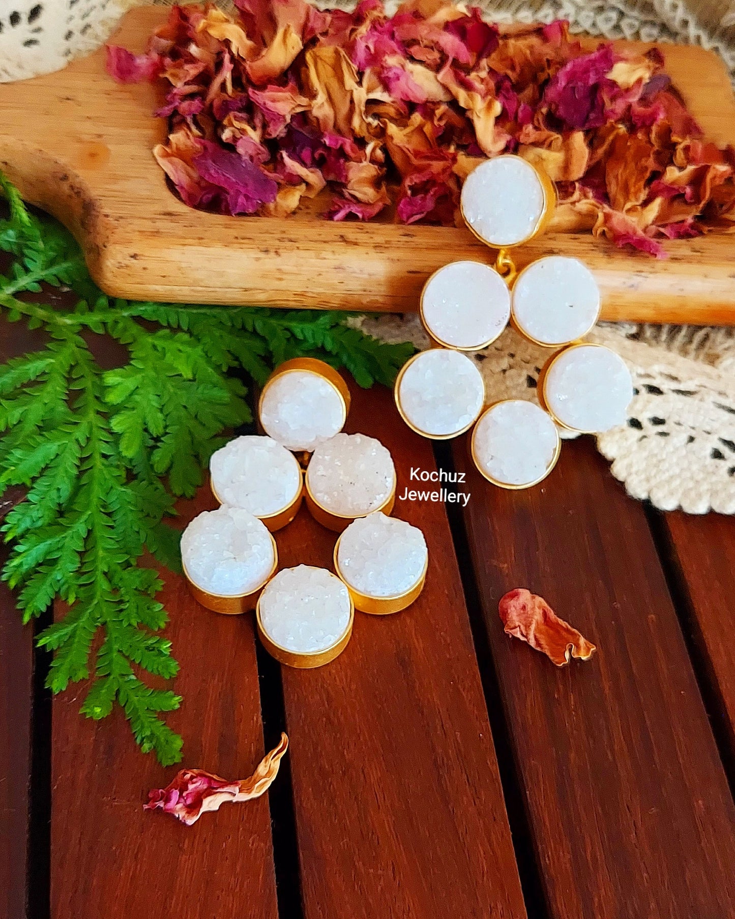 EAR1061 - Druzy Earrings