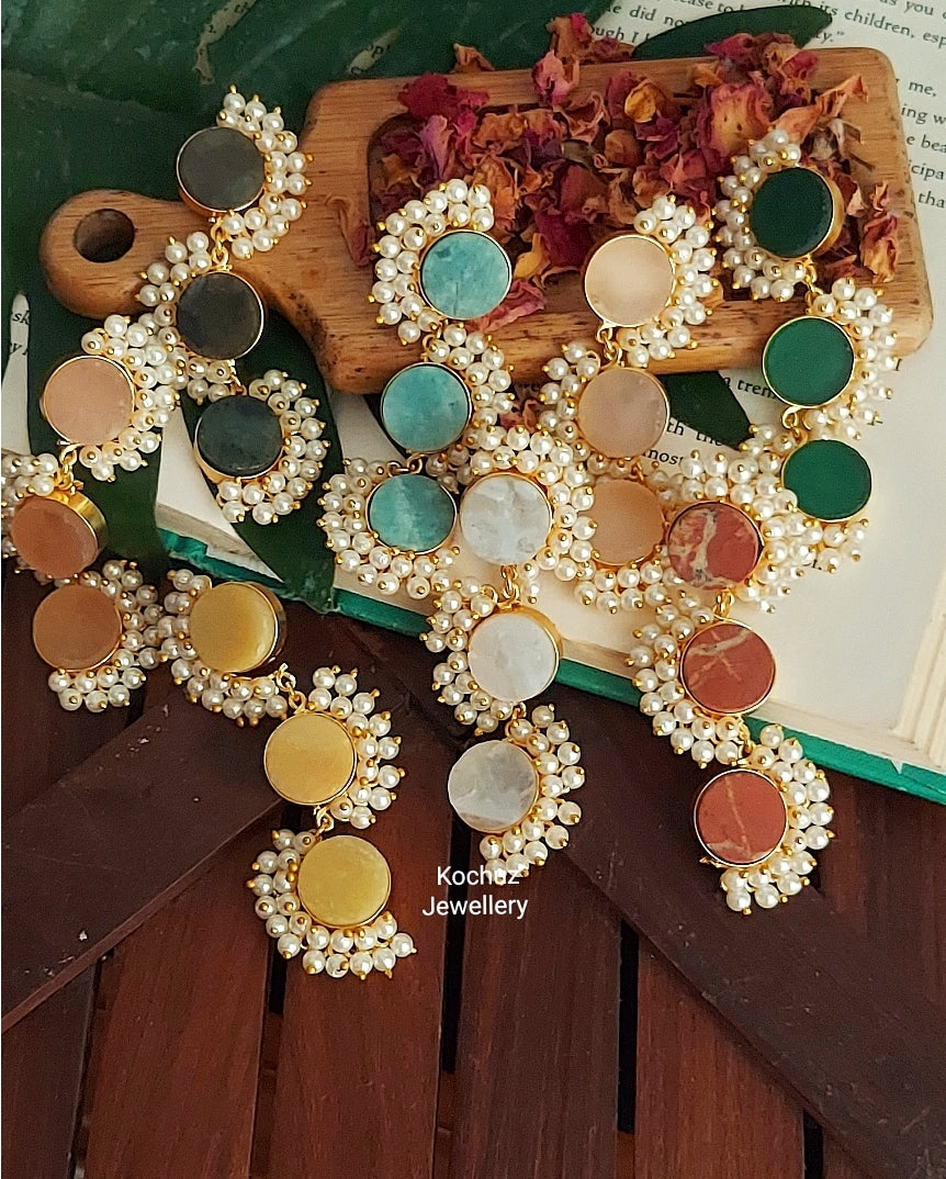 EAR1062 - Naira Round Earrings