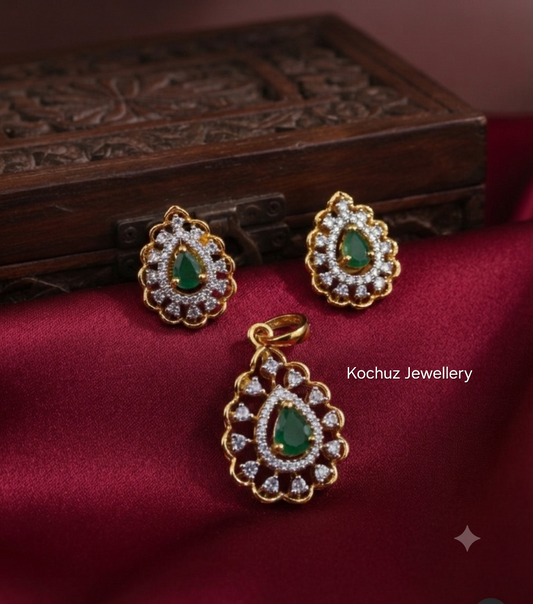 PEND1037 - AD Replica Pendent Set - Green