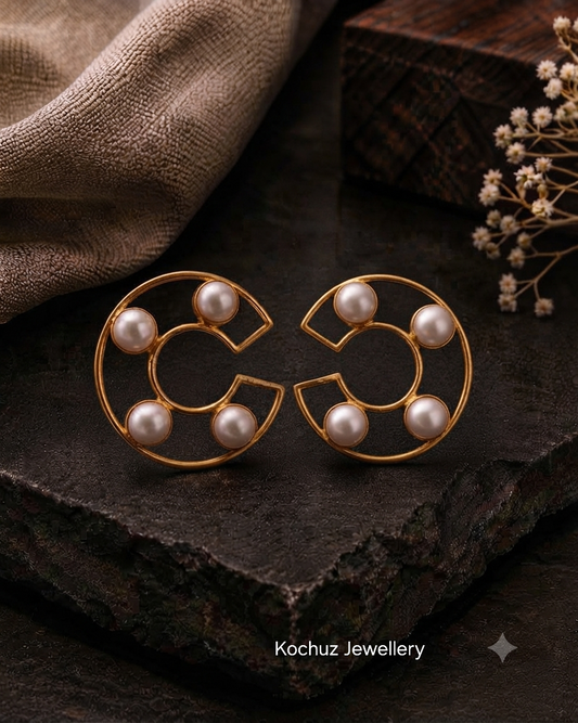 EAR1057 - Minimal Pearl Earrings