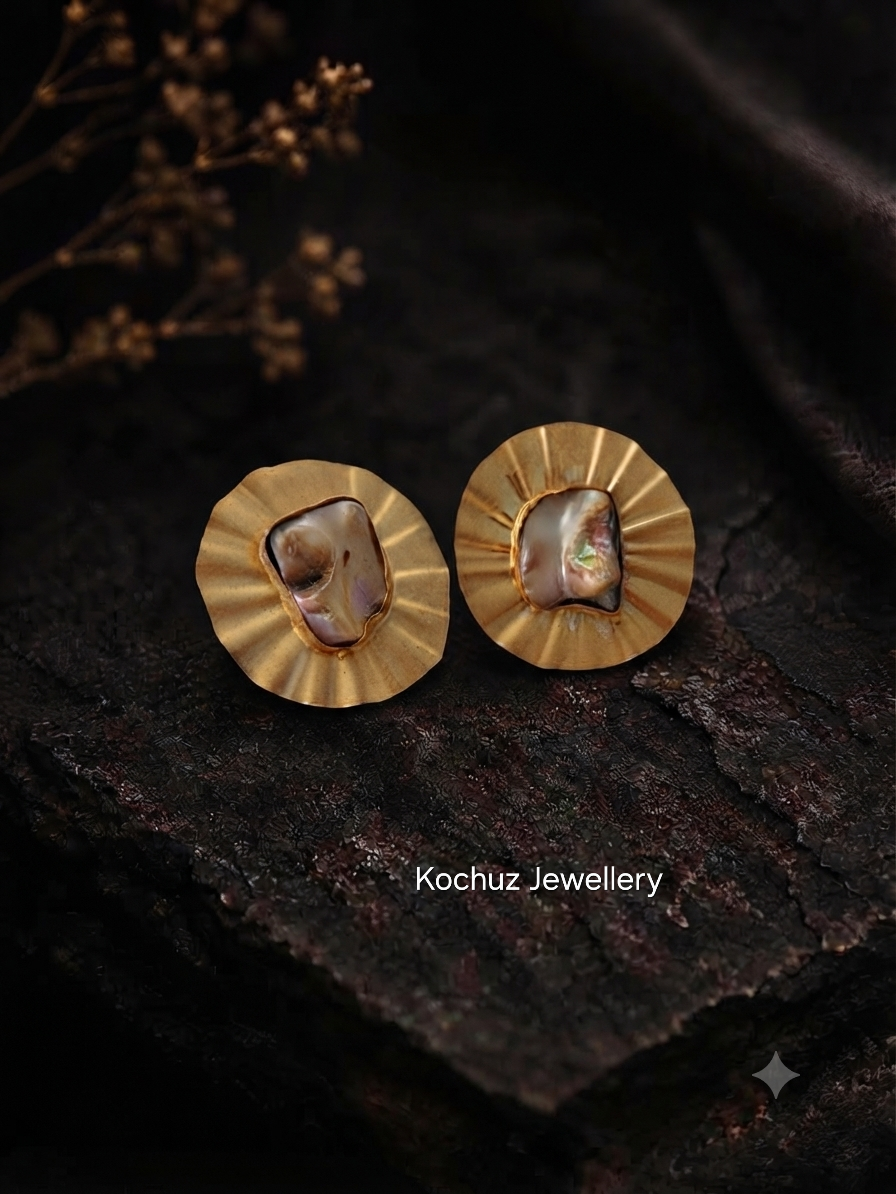 EAR1053 - Baroque Pearl Earrings