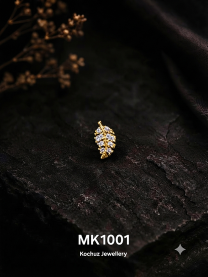 MK1001 -24 Karat Gold Plated Nose Pin