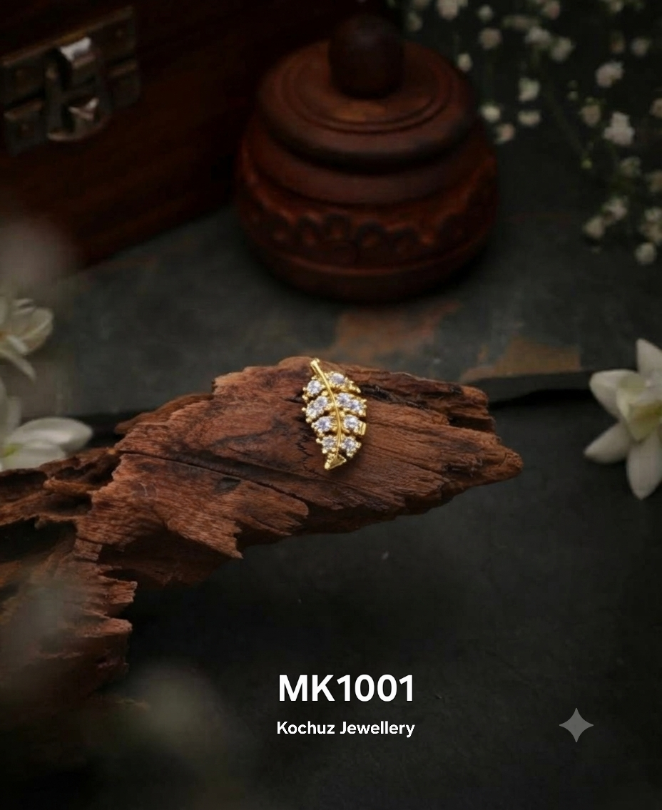 MK1001 -24 Karat Gold Plated Nose Pin
