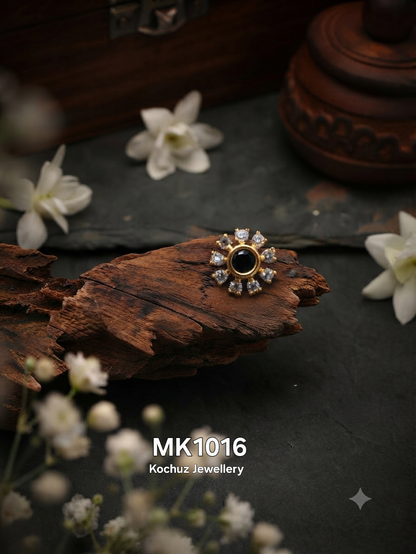 MK1016 -24 Karat Gold Plated Nose Pin