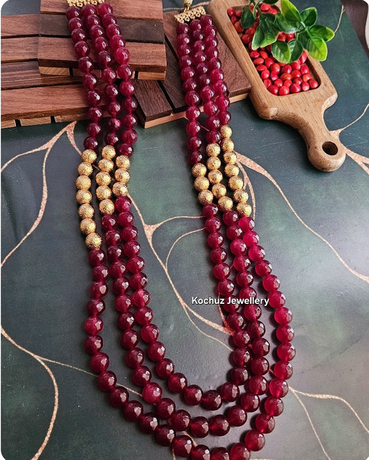 NECK1054- Premium Agate Neckpiece