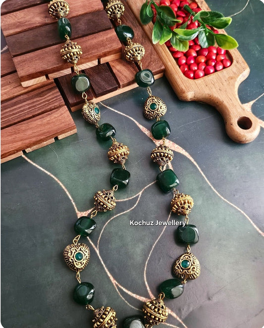 NECK1051 -Victorian Bead Neckpiece