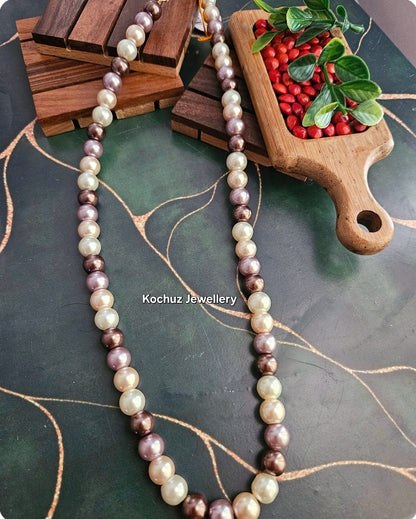 NECK1097 - Shell Pearl Neckpiece